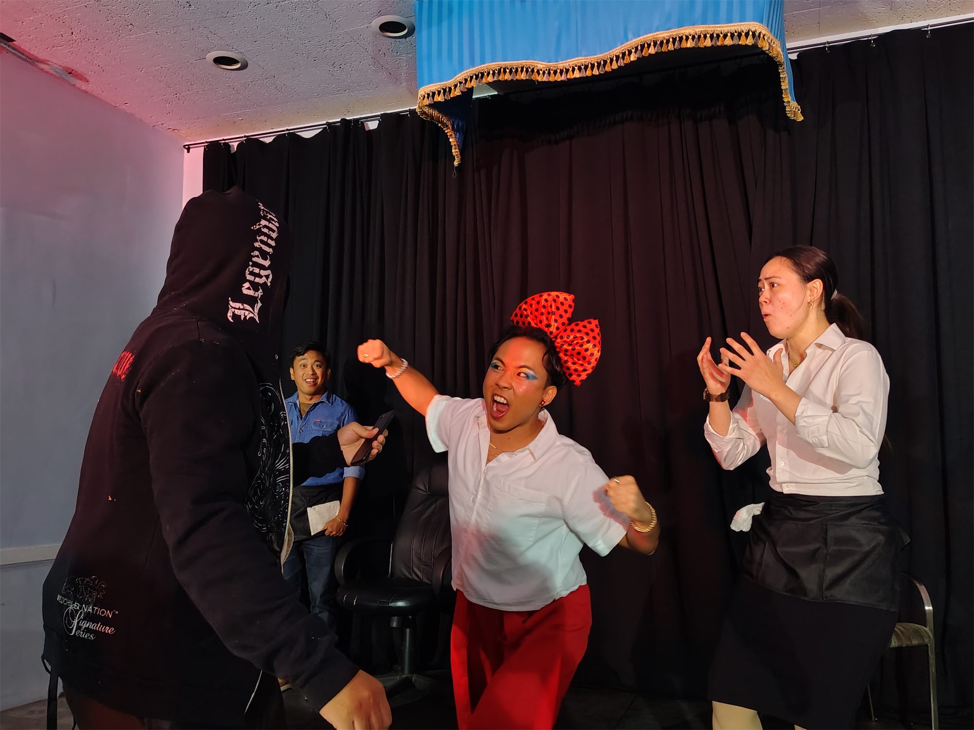 Performance photo from Boy Bawang at the 2026 Chicago Filipino American Theatre Festival.